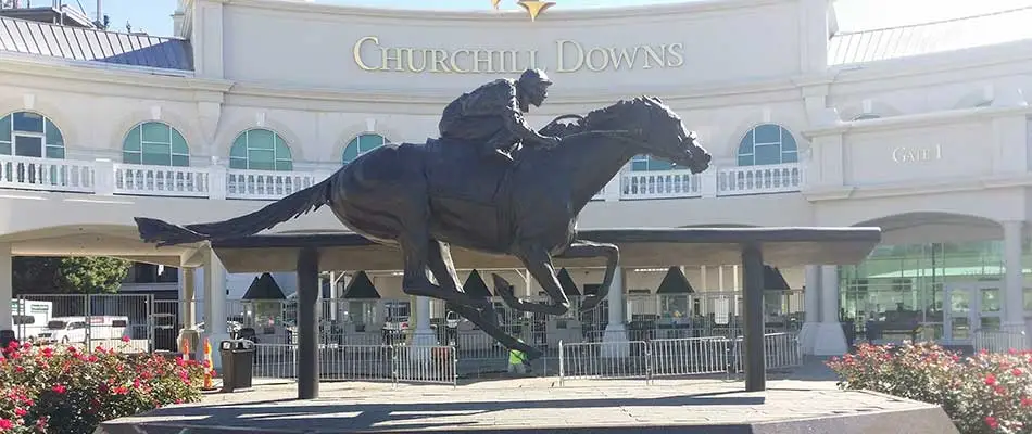 Churchill Downs is a great place to go visit in Louisville, KY during the GIE+Expo.
